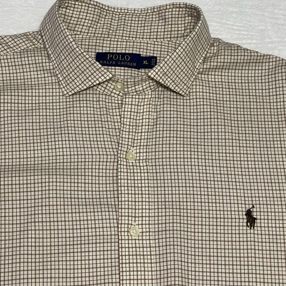 Polo Ralph Lauren Shirt Mens XL Plaid Pony Long Sleeve Button Up 100% Cotton - Picture 2 of 11